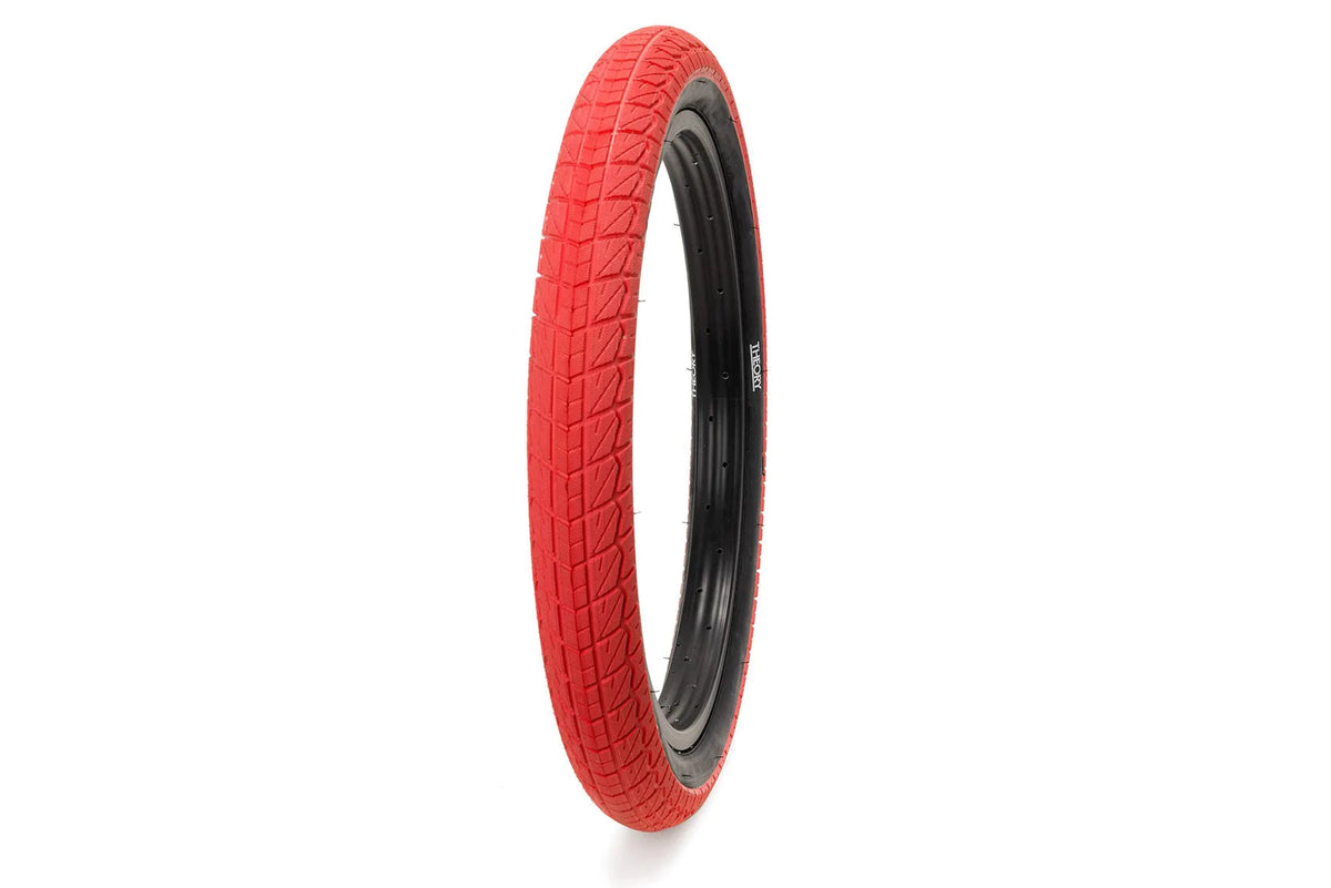 Theory proven tire / red / 20x2.40 / 65psi – PRISEN CO BIKES