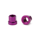 Mission axle nuts / purple / 14mm
